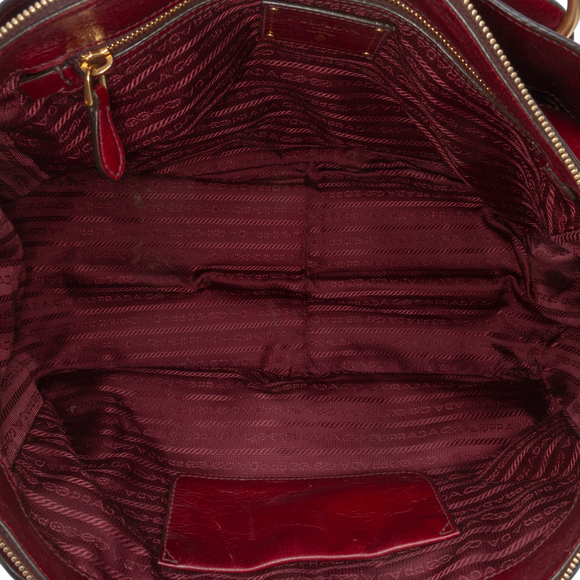 Pre-Loved Prada Vitello Shine Satchel - Picture 4 of 11